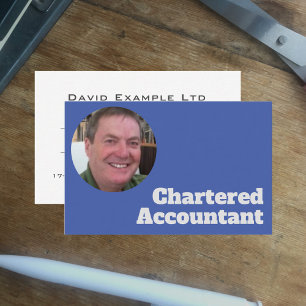 Photo ID Chartered Accountant Design Business Card