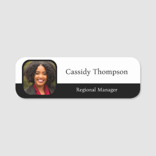 Photo ID Employee Business Name Tag