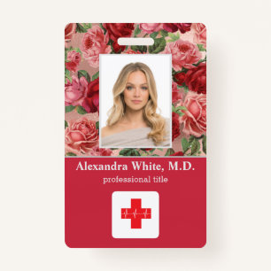 Photo ID Employee Hospital Medical Professional ID Badge