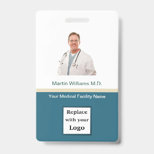 Photo ID Hospital Medical Professional Name Badges Badge
