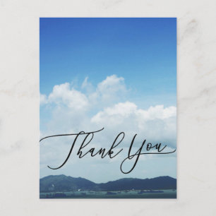 photo image card, thank you card