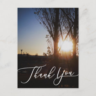 photo image card, thank you card