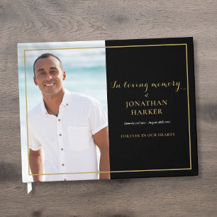 Photo In Loving Memory Memorial Funeral  Guest Book