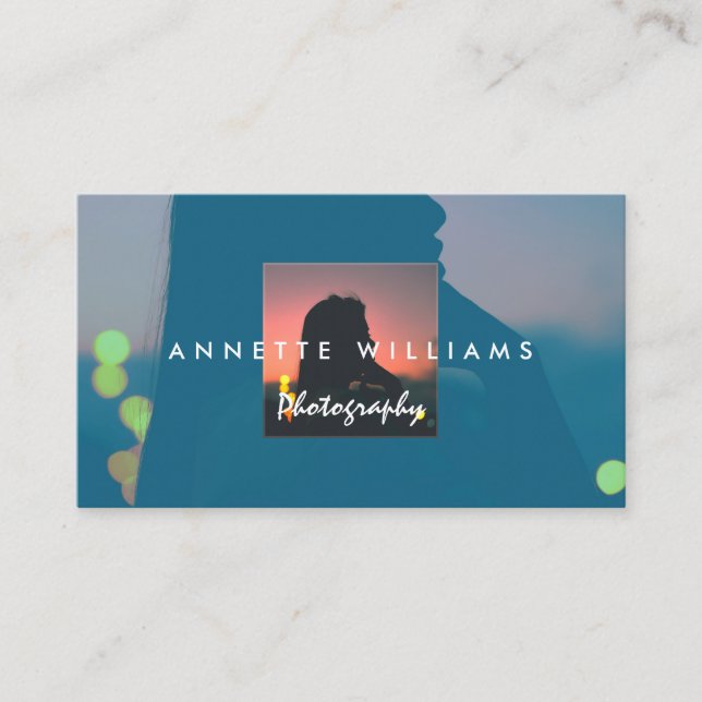 Photo in photo artistic photography  business card (Front)