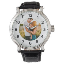 Photo Inlay Personalised Leather Watch