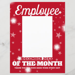 photo insert employee of the month DEC letterhead