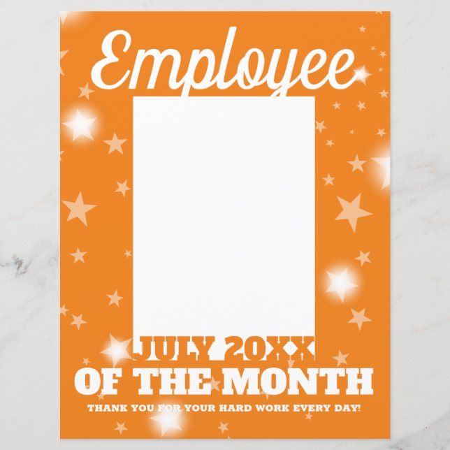 photo insert employee of the month JULY letterhead (Front)