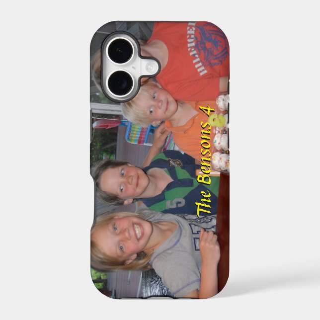 Photo iPhone 7 Plus case with name (Back)