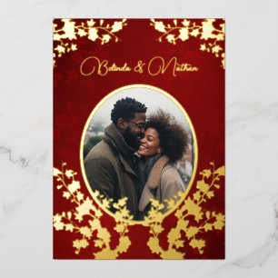 Photo Jewel Tone Floral Wedding