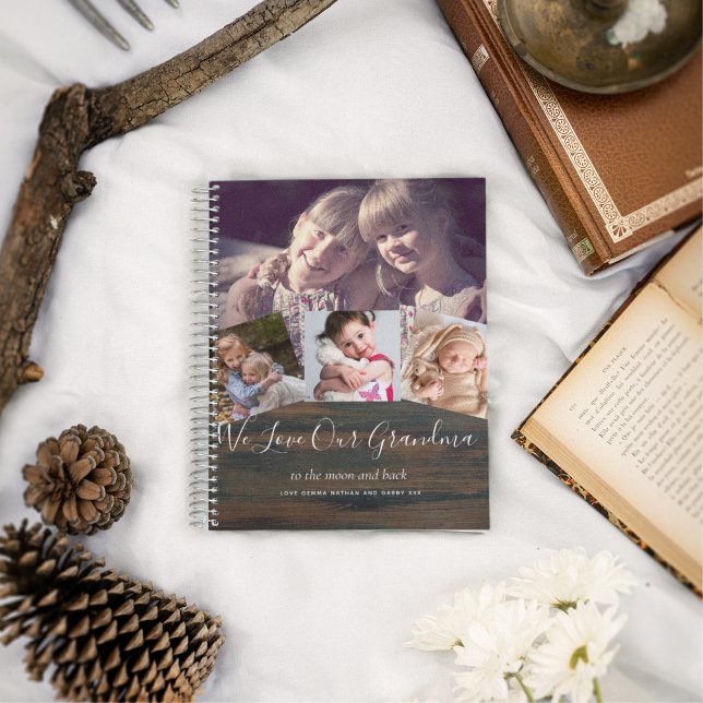 Photo Journal Grandma Grandpa Custom Gift Grandkid (Creator Uploaded)