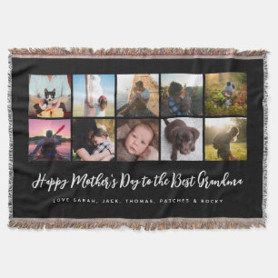 Photo Keepsake for Grandma  Throw Blanket