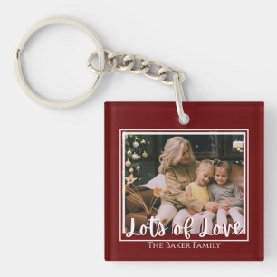Photo Keychain Keepsake Gift for Family