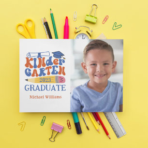 Photo Kindergarten Graduation Announcement
