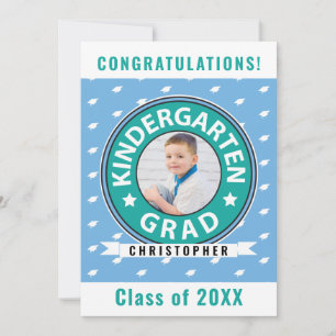Photo Kindergarten Graduation Announcement