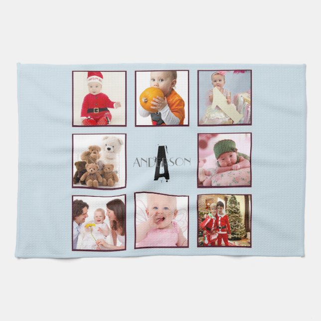 Photo Kitchen Towel Monogram 8 Pics Instagram (Horizontal)