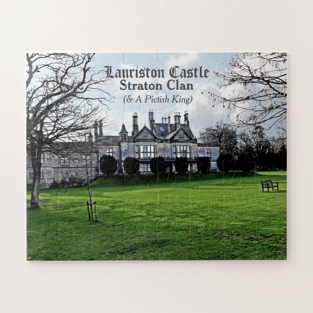 Photo Lauriston Castle Scotland – Straton Clan Jigsaw Puzzle (Horizontal)