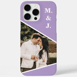 Photo Lavender Monogram iPhone 16 Pro Max Case