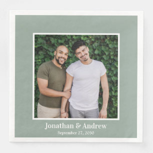 Photo LGBTQ Wedding Napkin