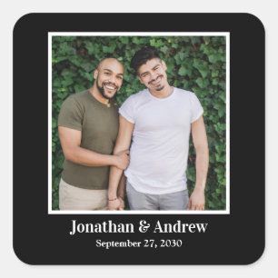 Photo LGBTQ Wedding Sticker