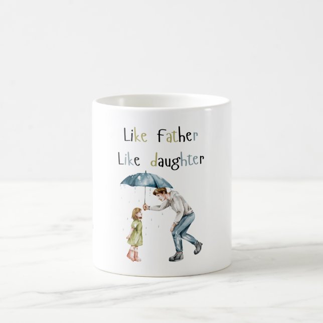 Photo Like Father Like daughter/son Coffee Mug (Center)