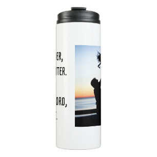 Photo Like Father Like Daughter Son Personalised Thermal Tumbler