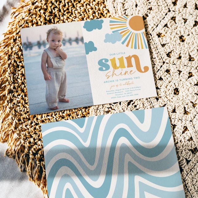Photo Little Sunshine Birthday Invitation (Creator Uploaded)