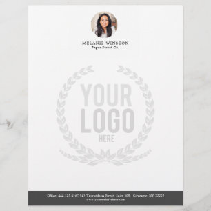 Photo Logo Professional Office Personalised Custom Letterhead