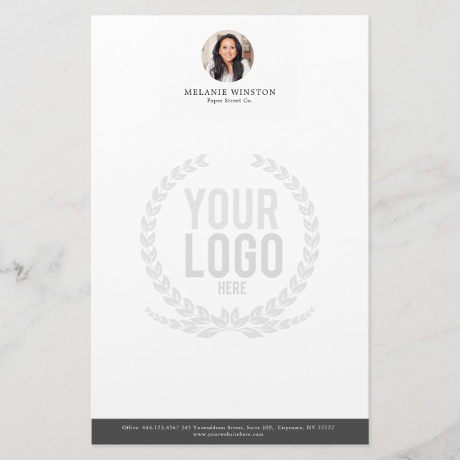 Photo | Logo Professional Office Personalised Stationery (Front)
