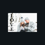 Photo LOVE Typography Keepsake Home Decor Canvas<br><div class="desc">L-O-V-E spelled out on your favourite photo.   The perfect keepsake for anyone.</div>