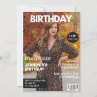 Photo Magazine Cover for her 74th birthday