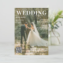 Photo Magazine Cover Wedding