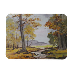 Photo Magnet Ann Hayes Painting Forest Stream