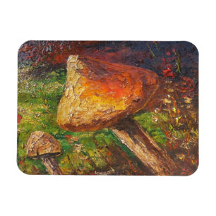 Photo Magnet Ann Hayes Painting Mushroom