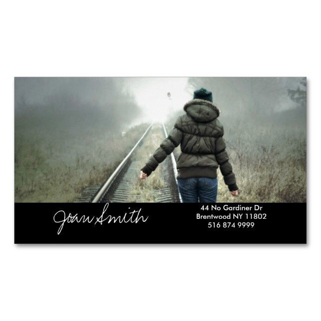 photo magnet business cards (Front)