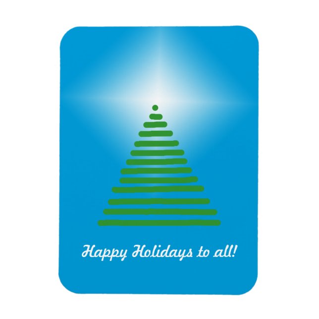 Photo Magnet - Happy Holidays (Vertical)