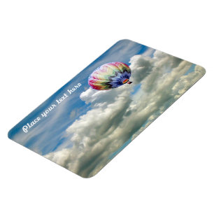 Photo Magnet - Hot air balloon (template)
