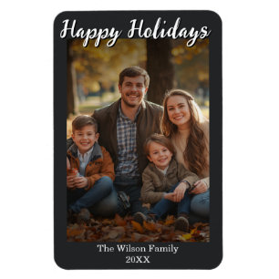 Photo Magnet with Custom Photo and Text