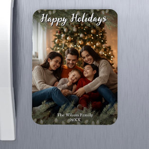 Photo Magnet with Custom Photo and Text