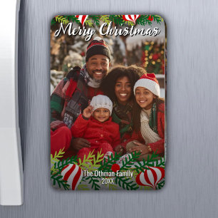 Photo Magnet with Custom Photo and Text