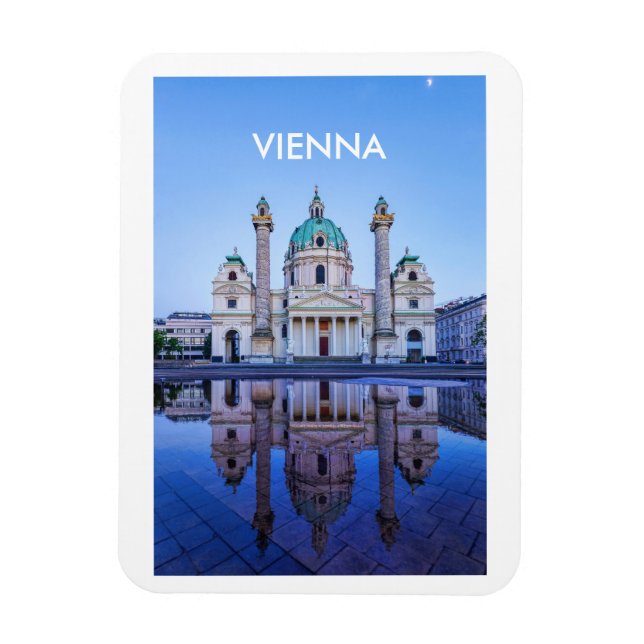 Photo Magnet with Vienna (Vertical)