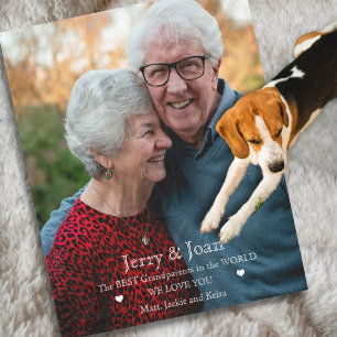Photo Make it Unique Grandparents Blanket 