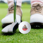 Photo man myth legend golf balls<br><div class="desc">Personalise and add your own photo. A white overlay so you can read the text. Text: The Man,  The Myth,  The Legend.</div>