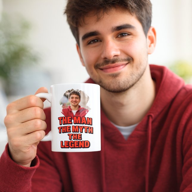 Photo man myth legend name fun coffee mug (Creator Uploaded)