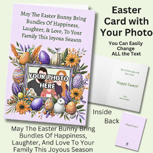 Photo, May The Easter Bunny Bring Bundles Of Happy Card