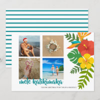 Photo Mele Kalikimaka Flower Personalised
