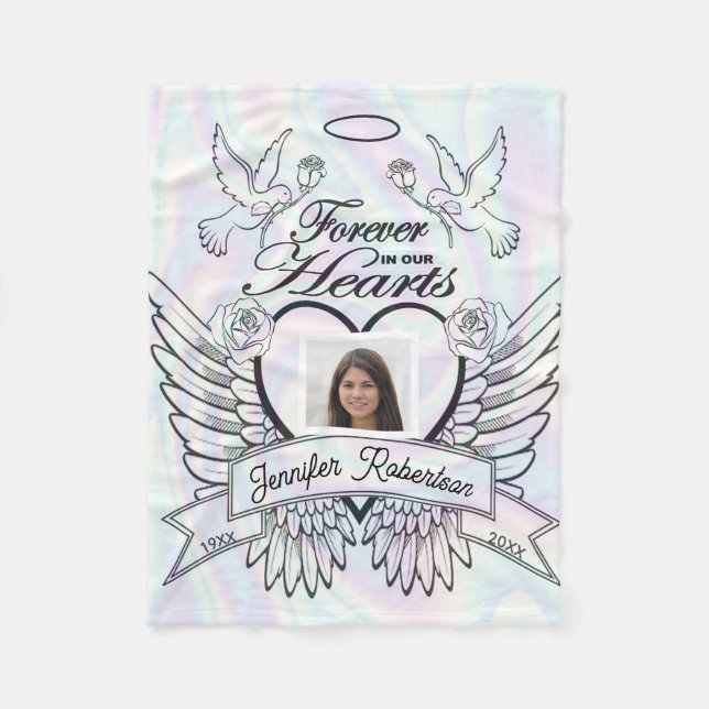 Photo Memorial Blanket (Front)