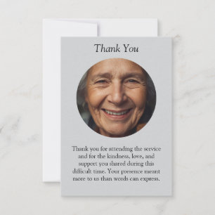 Photo Memorial Card   Personalised Card 