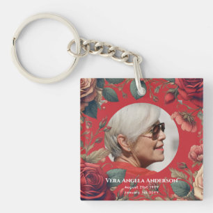 Photo Memorial Celebration of Life Funeral Gifts Key Ring