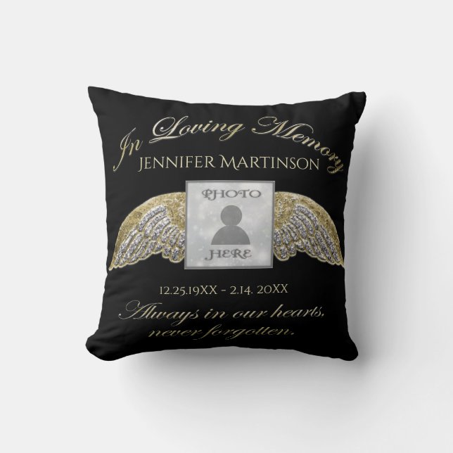 Photo Memorial Cushion (Front)