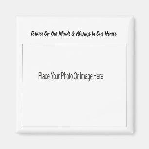 Photo Memorial Customise Magnet